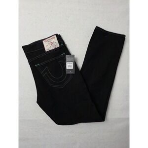 True Religion Ricky SN Straight Style 700640 Color Black Rinse  Sz 34x34